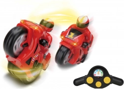 Fjernstyret motorcykel med effekter