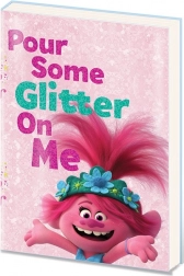 Trolls notesblok A5 med pailletter