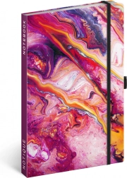 Notique linjeret notesbog marble 13 × 21 cm