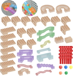 Masterkidz byggesæt kuglebane til STEM-tavle, 63 dele