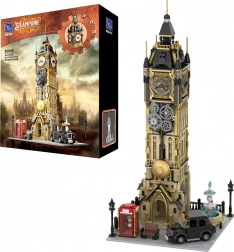 Byggesæt Pantasy Steampunk klokketårn Big Ben, 2424 dele