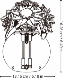 Sluban buket af solsikker og margueritter i vase