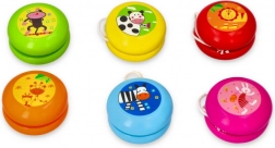 træyo-yo med glade dyremotiver