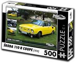 Retroauta puslespil Škoda 110 R Coupé 1974 - 500 brikker