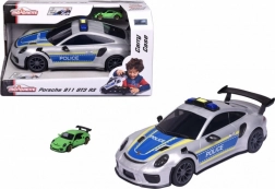 Majorette Porsche 911 GT3 RS politi – transportcontainer med bil