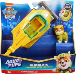 PAW Patrol Aqua-køretøj med Rubble-figur