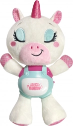 Sovekrammer enhjørning med melodier og lys 29 cm