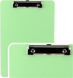Grøn skriveunderlag med klemme A4