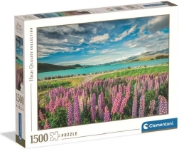 Clementoni-puslespil Lupiner ved Lake Tekapo, 1500 brikker