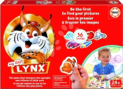 Educa My First Lynx – billedbaseret observationsspil for børn (36 kort)