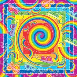 Puslespil regnbue og sommerfugle 1023 brikker