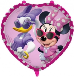 Folieballon hjerte MINNIE MOUSE 46 cm