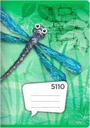 hæfte A5, 10 ark – kvadreret