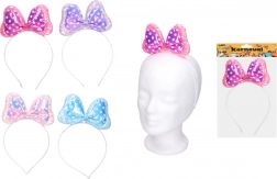 Karnevalssæt – hårbøjle med sløjfe