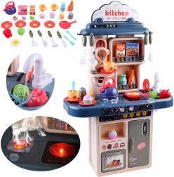 Børnekøkken med køleskab, ovn og vask – sæt med 42 dele