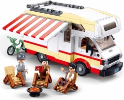 Sluban campingvogn i skala 1:35