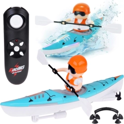 Sjov legetøjskajak med fjernstyring og roer
