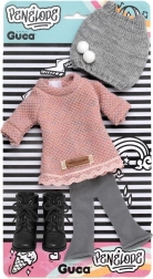 Tøj til dukken Penelope 34 cm med små støvler