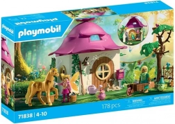 Playmobil Princess Magic hyggeligt fehus med gylden enhjørning