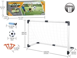 Fodboldsæt med sammenklappeligt mål og bold