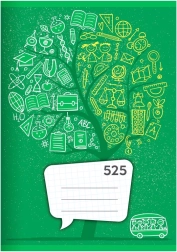 Notesbog A4, 60 ark – kvadreret