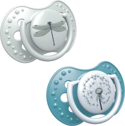 LOVI Dynamisk silikonsut BOTANIC 6-18 m 2 stk dreng