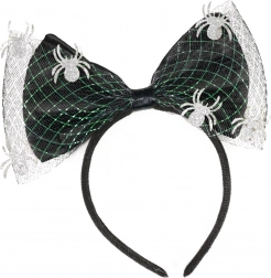 Hårbøjle med sløjfe og edderkopper