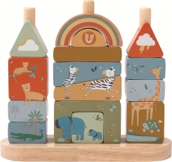 2kids toys safari stabelbare træklodser
