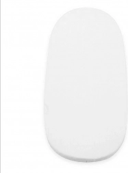 Frotté vandtæt lagen til barnevogn med elastik NEW BABY 35 × 75 cm hvidt