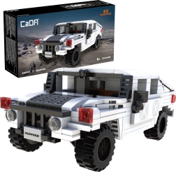 CaDA Humvee hvid terrænbil som byggesæt