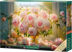Puslespil sommerpæoner 1000 brikker – Castorland Art Collection