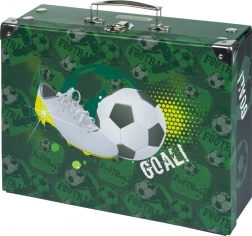 Sammenklappeligt skolekuffert med fodboldmotiv BAAGL