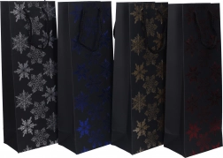 Gavepose til flaske Jul