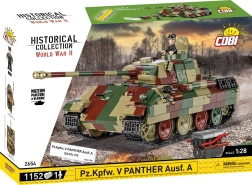 Byggesæt af kampvognen Panther Ausf. A 1:28 fra COBI – 1152 klodser