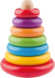 Sammenklappelig farvet pyramide