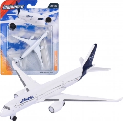 Metallisk passagerfly Airbus A350-900 Lufthansa 10 cm