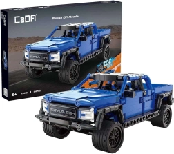 CaDA blå terrænbil Smash Off-Roader pull-back