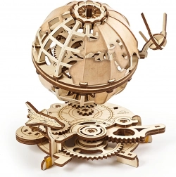 Træmekanisk 3D‑puslespil UGEARS Globus