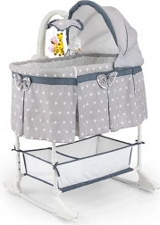 Multifunktionel vugge og tremmeseng Milly Mally Sweet Melody Star