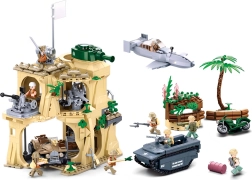 Sluban Army WW2 slaget om Iwo Jima byggesæt