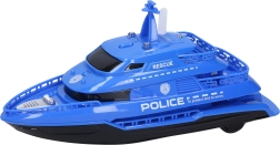 Blå båd med effekter på svinghjul