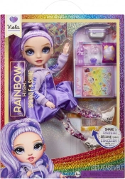Dukke Rainbow High Sparkle & Shine Viola med lilla hår