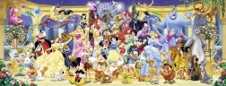 RAVENSBURGER Panoramapuslespil Disney - Familie foto 1000 brikker