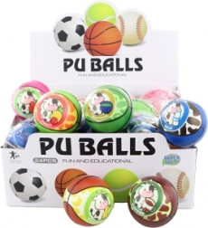 Skumgummibold med ko-motiv 7 cm