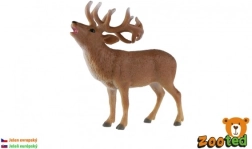 Plastfigur af kronhjort 13 cm