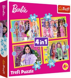 Puslespil Barbie Glade verden 4i1