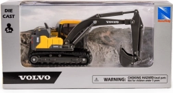 mini gravemaskine volvo ec140e på bælter – metalmodel newray