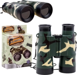 Børnekikkert i camouflage med kompas