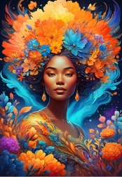 puslespil blomsterkraft 1000 brikker