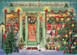 Cobble Hill puslespil Juleblomsterbutik 1000 brikker